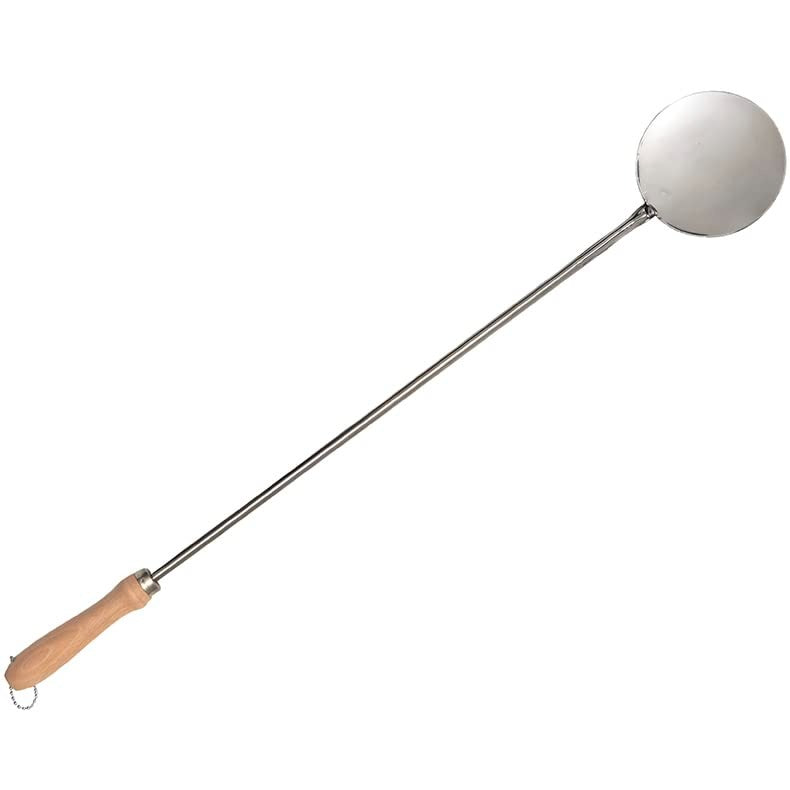 Stainless Steel Stirrer/Skimmer with Wooden Handle - sizes 65cm, 80cm