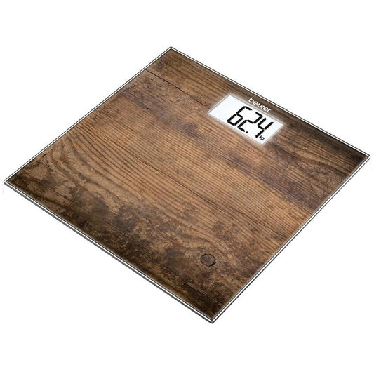 Beurer Digital Bathroom Scale Glass Wood GS203 (756.32)