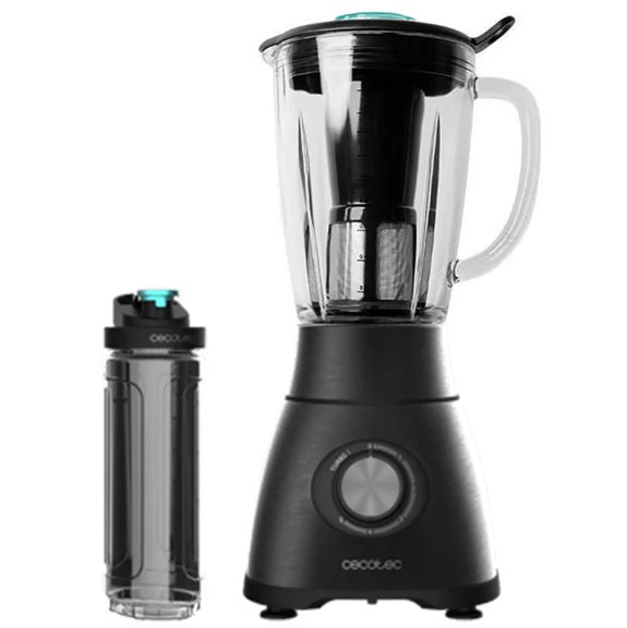 Cecotec Blender Power Black Titanium 2500MAX Go 1800W with Portable Bottle (CE4310)