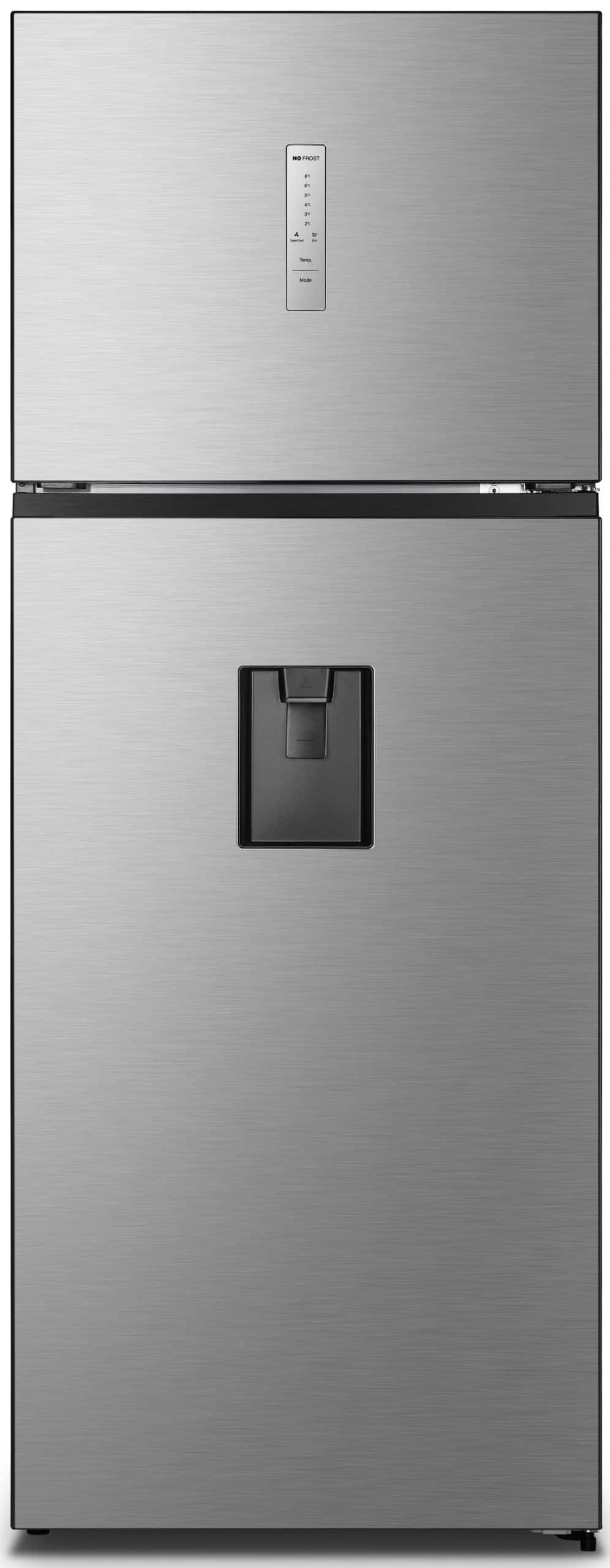 Hisense Fridge Freezer 2 door Silver 466Ltr - 3 years warranty (RT600N4WC2 )