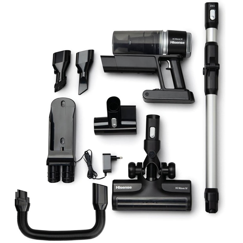 Hisense Cordless Vacuum Cleaner - 2 in 1 Vertical and Hand Held Vacuum (HVC6264BK)