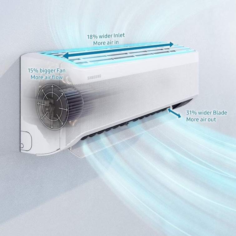 Samsung Air Conditioner WindFree™ Comfort Next WiFi 18,000BTU A++ - Price Includes 7 year Warranty and Installation(F-AR18NEX)