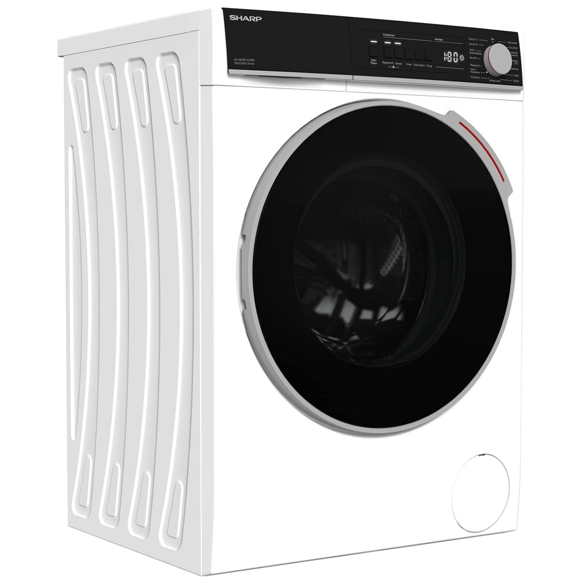 Sharp Washing Machine 7Kg 1400rpm Slim (ES-NFB714AWC-EE)