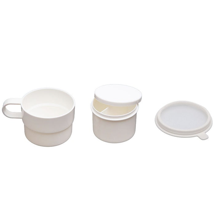 Sogo Electric Travel Kettle 0.5Ltrs includes 2 containers - White (SOGOGSS5755)