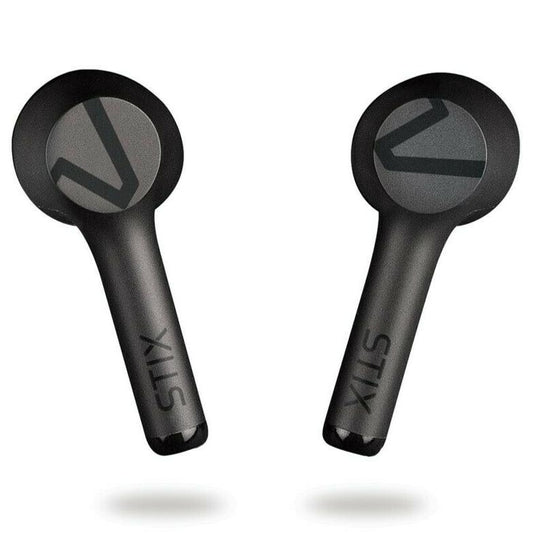 Veho True Wireless Earphones STIX - White, Black (VEP-114-STIX-B)