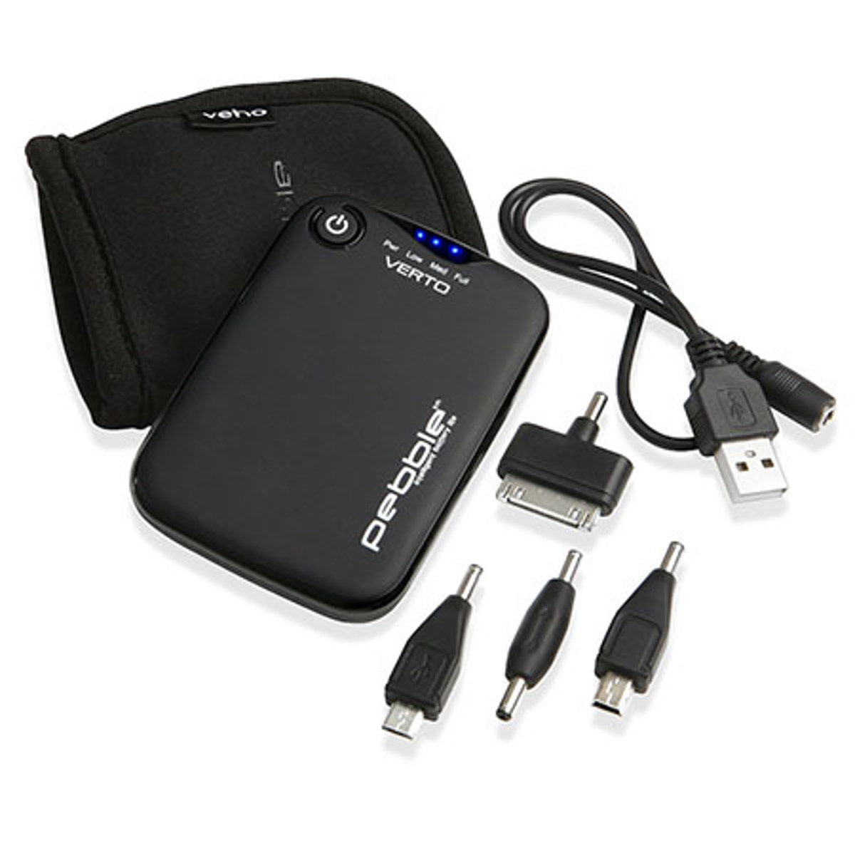 Veho Pebble Verto Power Bank 3,000mAh - white, dark grey(VPP-201-CG)