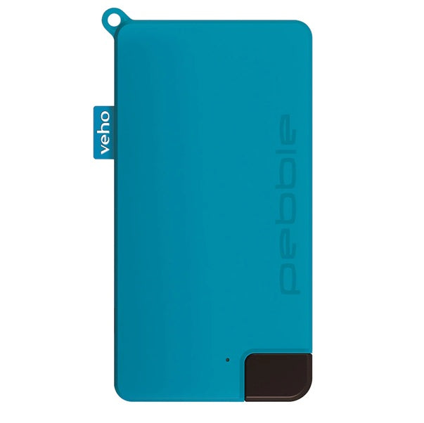 Veho Pebble Pokket Power Bank 1,000mAh Micro Size Keyring - black, red, blue (VPP-014-PK-B)