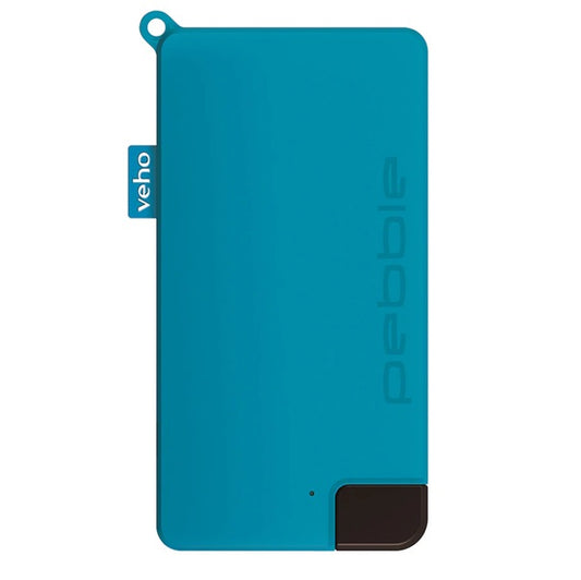 Veho Pebble Pokket Power Bank 1,000mAh Micro Size Keyring - black, red, blue (VPP-014-PK-B)