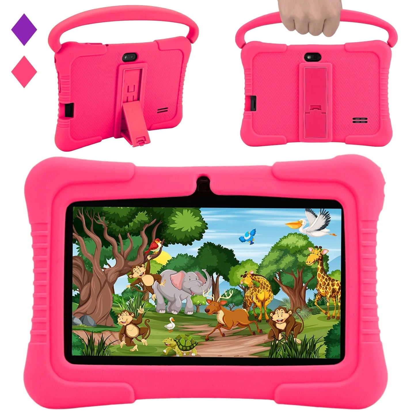 Veidoo Kids Tablet 7" - Blue, Pink