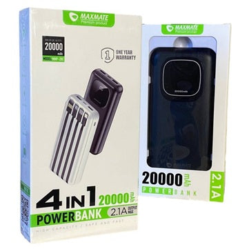 Maxmate Power Bank 20,000mAh (MMP-20X)