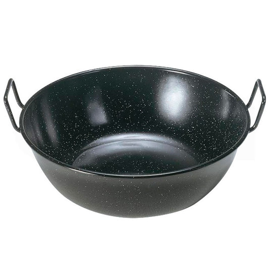Enamelled Carbon steel deep pan - diameter sizes 36cm, 40cm, 45cm, 50cm, 60cm