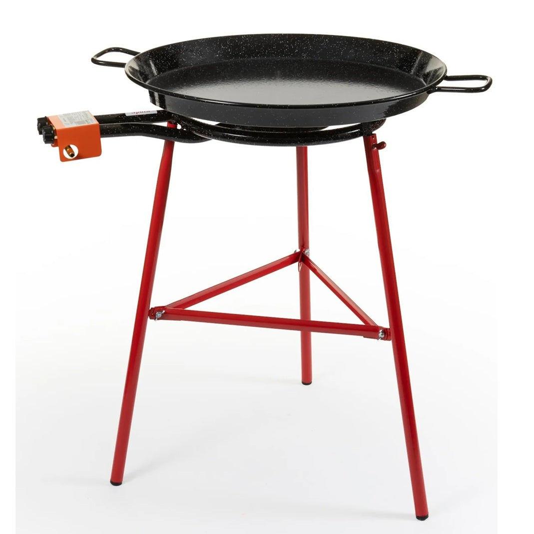 Paella Set Ibiza with enamelled pan 70cm (18-21 persons)