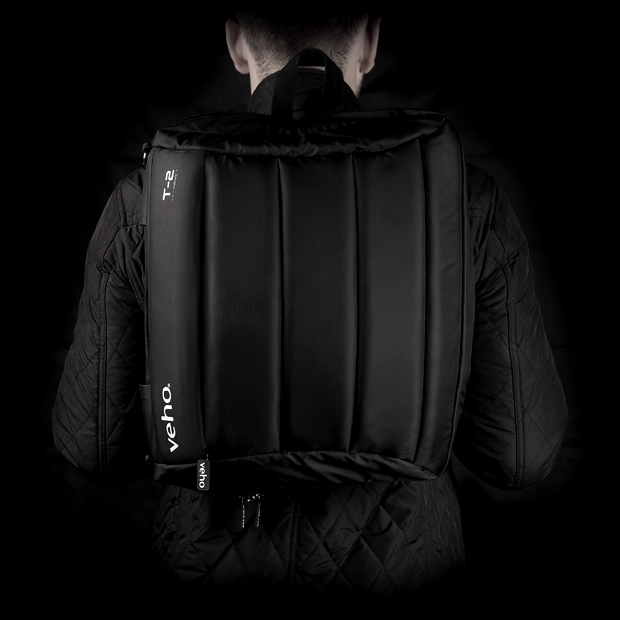Veho Laptop / Notebook / Tablet Bag T2 with Handle, Shoulder Strap and Backpack Straps (VNB-001-T2)