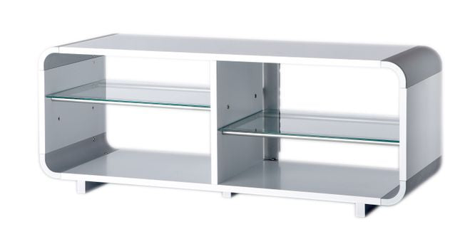 Aura TV Table 1100mm in Black or White (AUR1100)