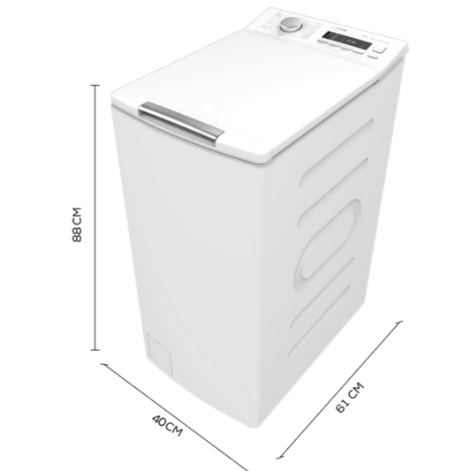 Cecotec Bolero DressCode Washing Machine Top Loader 8Kg 1300RPM (CE2380)