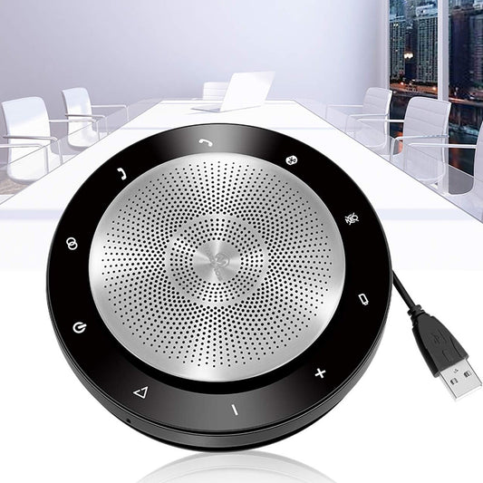 eMacros Wireless Portable Bluetooth Speakerphone for Conference Calls and Music (MC-919)