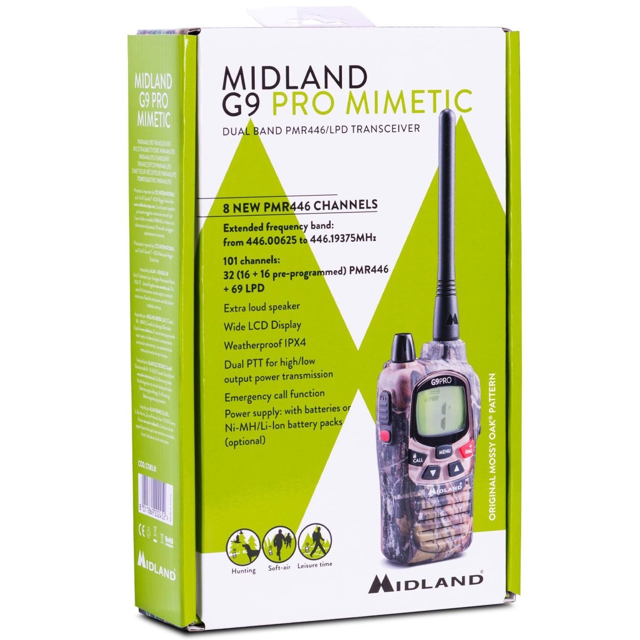 Midland G9 Pro Mimetic Walkie Talkie