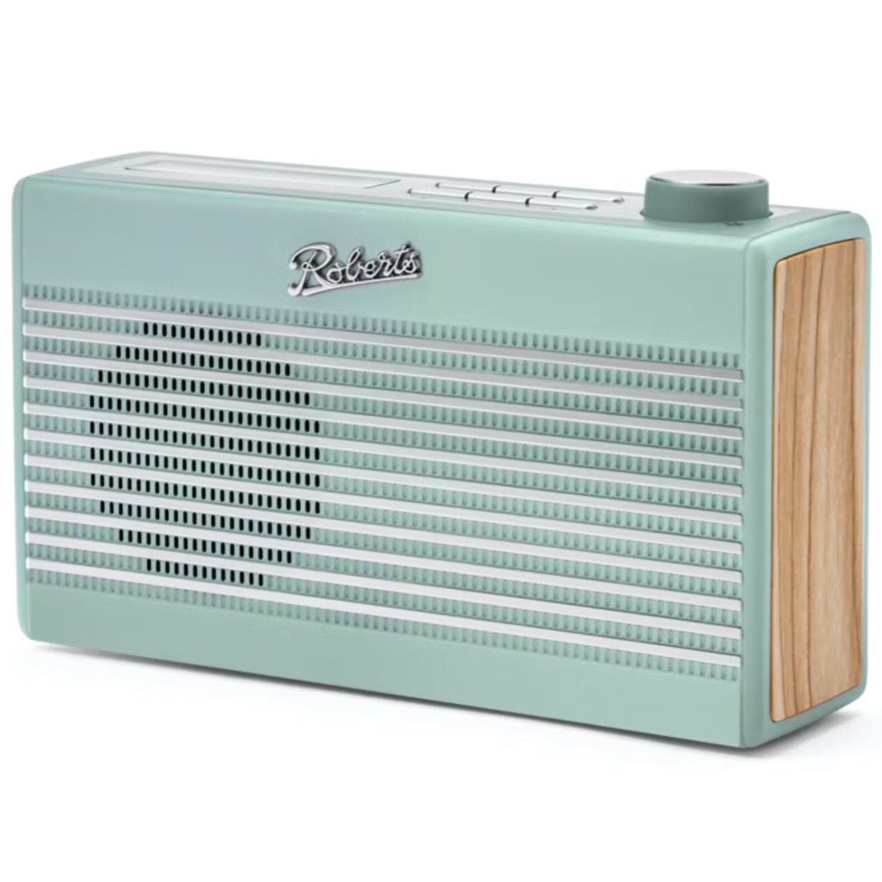 Roberts Rambler Mini - DAB+ Radio, Retro Style, Portable Bluetooth Speaker - Green, Light Blue, Beige, Orange