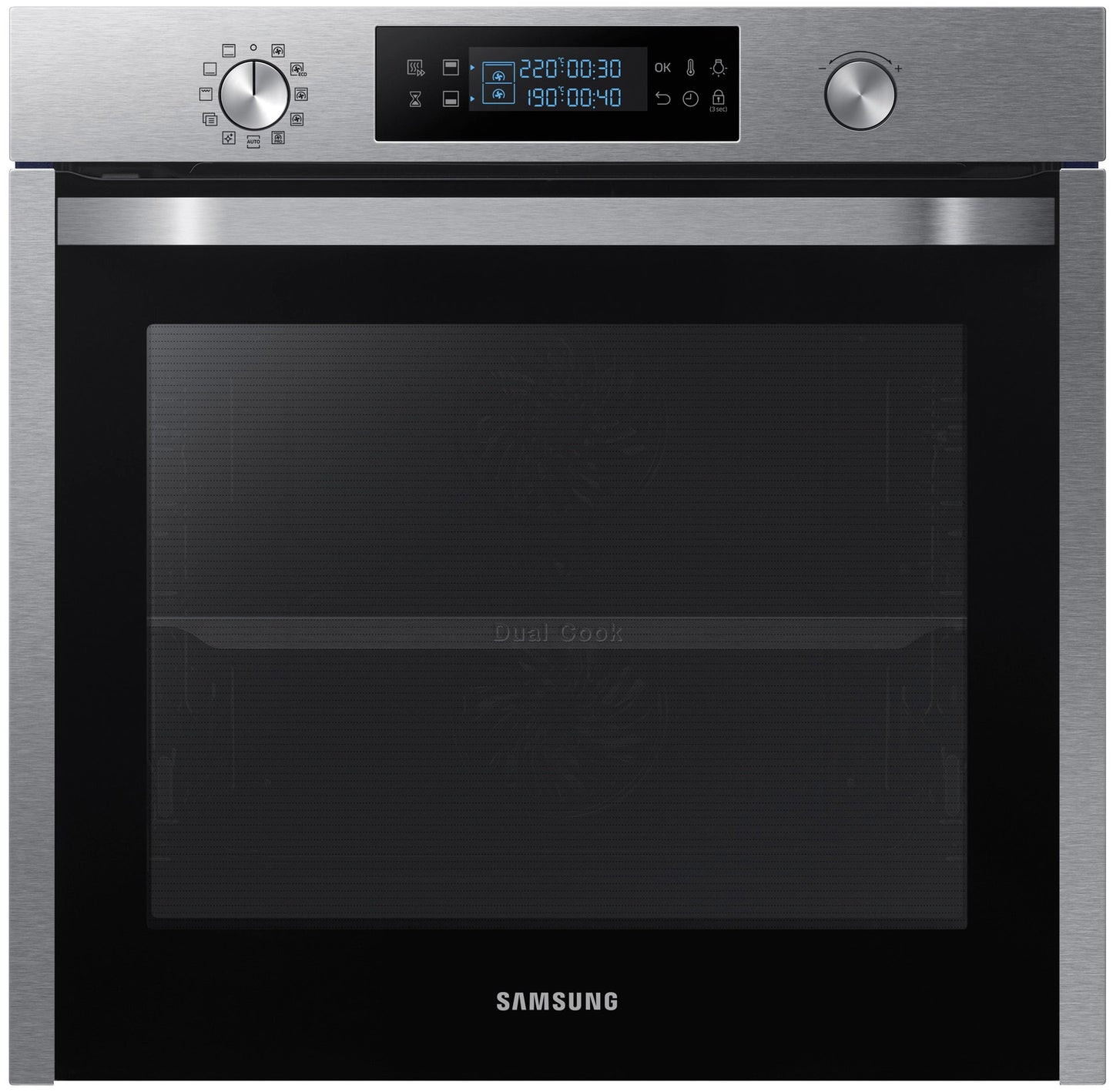 Samsung Built-in Electric Dual Cook Oven - Black or Silver(NV75K5541)