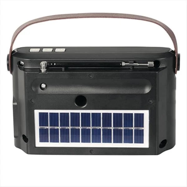 Trevi Portable FM Radio - USB, Bluetooth, built-in solar panel (RA7F25BT)