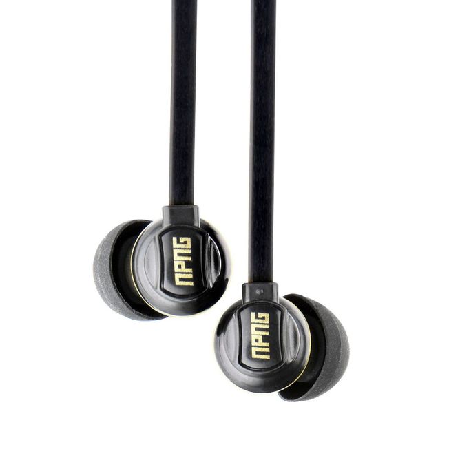 Veho Earphones NPNG - anti tangle cord, noise isolating (VEP-019-NPNG)
