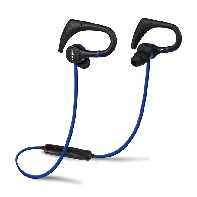 Veho Earphones ZB1 - Wireless, Bluetooth, In-Ear Sports, with Mic - blue (VEP-007-ZB1)