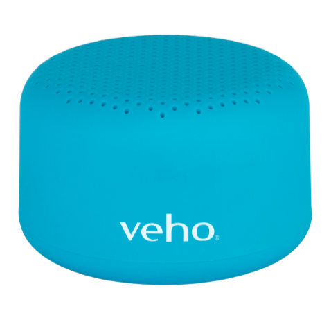 Veho M3 Mini Portable Bluetooth Speaker - Orange, Red, Aqua (VSS-403-M3)