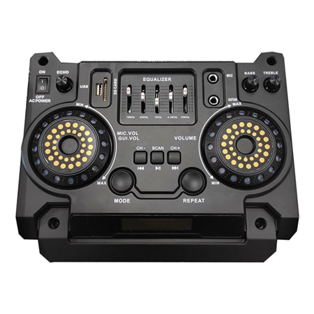 WEB Speakers - Mini DJ Console, 500W, LED lights, double woofer (WEB-210)