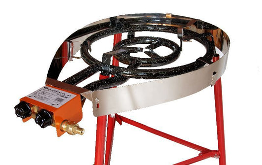 Small stainless steel wind shield adjustable up to 500mm daimeter