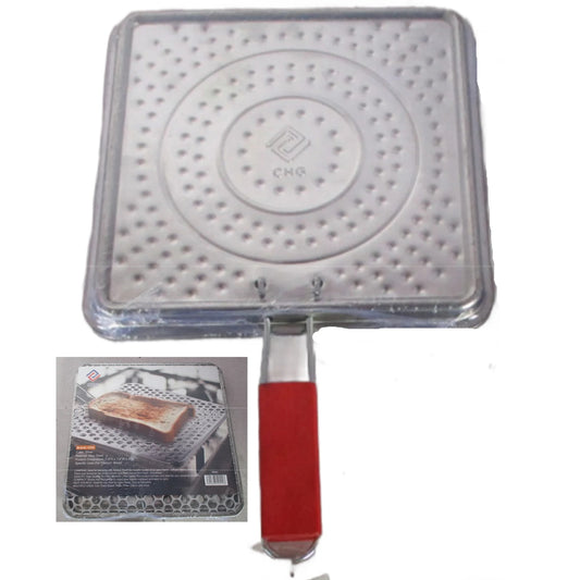 CHG Toaster Pan with Wooden Handle for Open Fire (TP01)