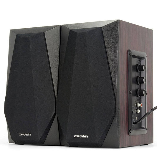 Crown Micro Speaker for PC 2.0ch 24W - Wood (CMS-241)