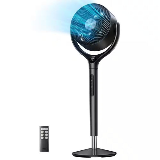 DREO 9" Stand Fan Turbopoly 362 with remote, DC motor  (DR-HPF022)