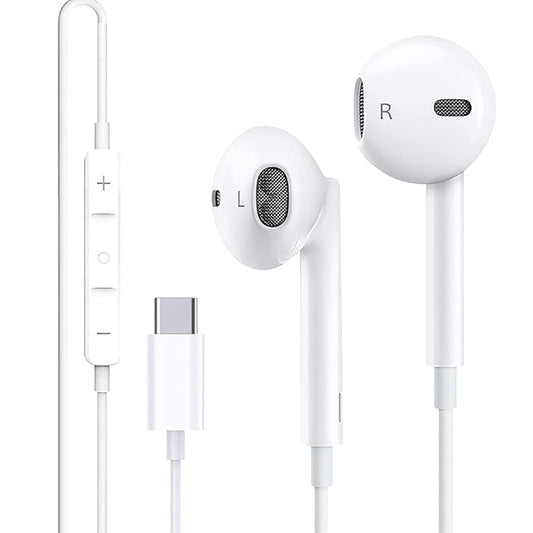 Earphones with Microphone and USB-C Type C Connector