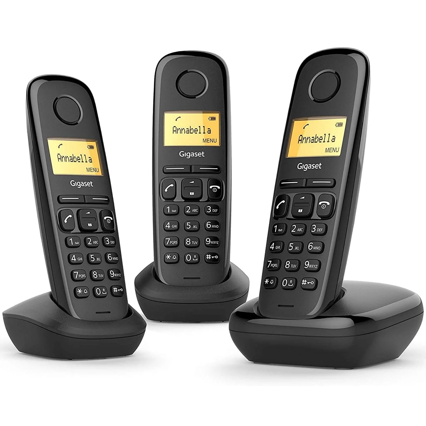 Gigaset Cordless Phone Trio A170 Black