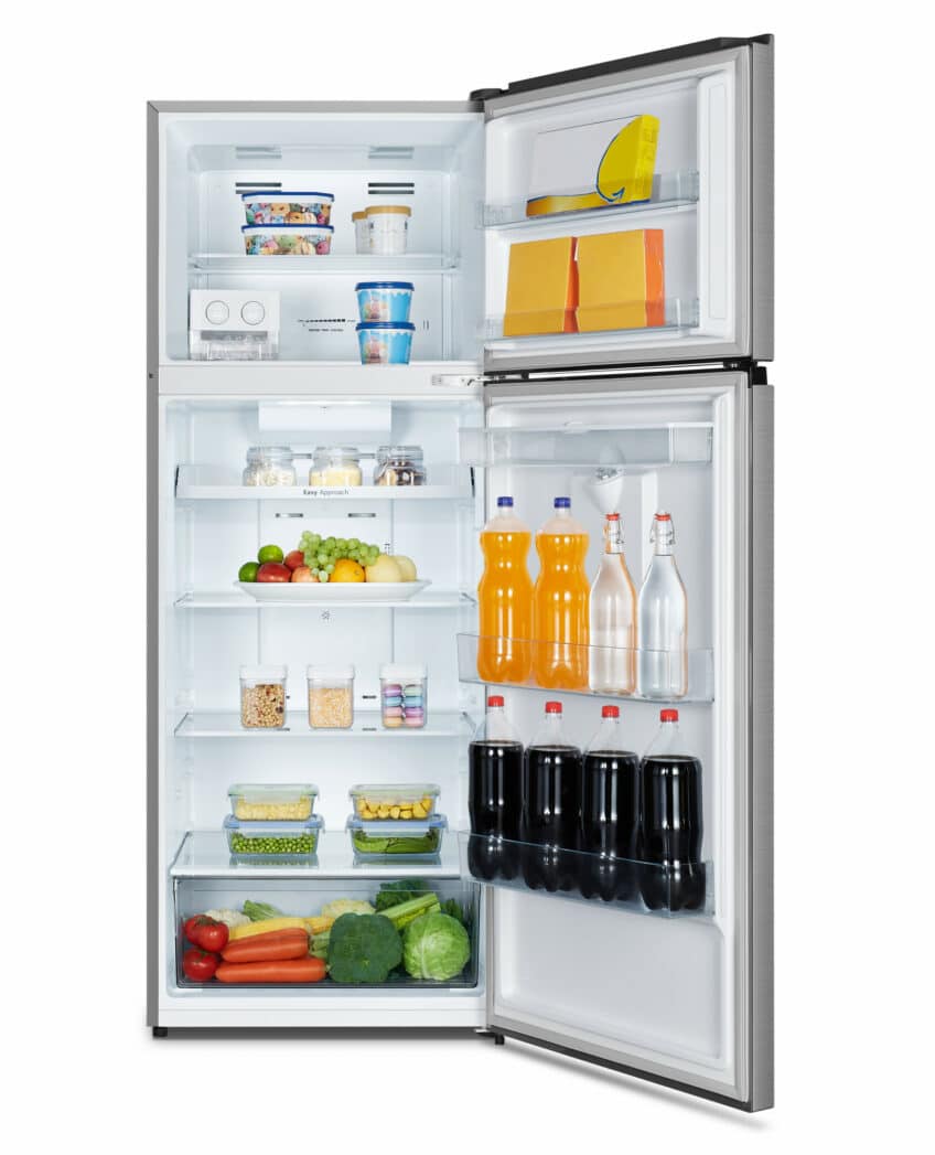 Hisense Fridge Freezer 2 door Silver 466Ltr - 3 years warranty (RT600N4WC2 )
