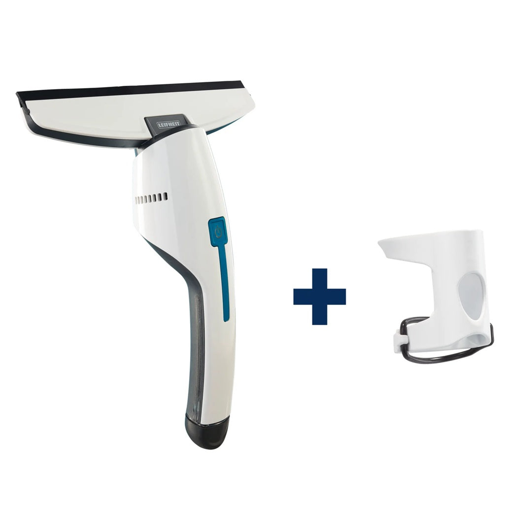 Leifheit Vacuum Cleaner for Windows and Bathrooms with Nemo Click Handle Adapter (51042-LF)