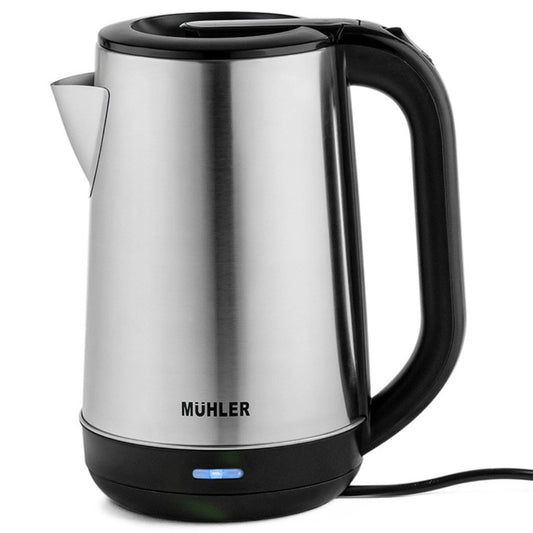 Muhler Electric Kettle 2Ltrs - Brushed Stainless Steel (WK-177S)