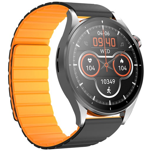 Maxcom Smartwatch FW66 Iron R - with 2 exchangeable straps steel and silicone
