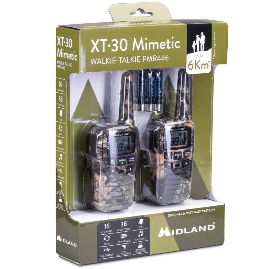 Midland XT30 Mimetic Twin Walkie Talkie