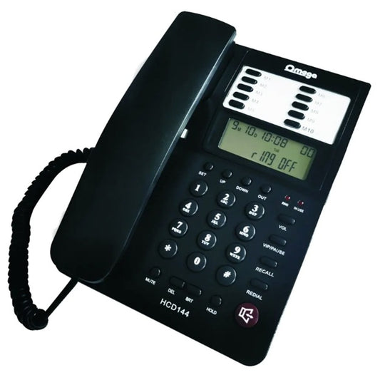 Omega Corded Telephone Handsfree with ID Caller (HCD144)