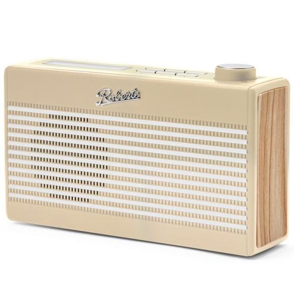 Roberts Rambler Mini - DAB+ Radio, Retro Style, Portable Bluetooth Speaker - Green, Light Blue, Beige, Orange