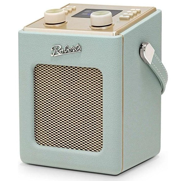 Roberts Revival Mini 2 - DAB+ Radio, Portable Bluetooth Speaker - Blue, Duck Egg Green, Cream
