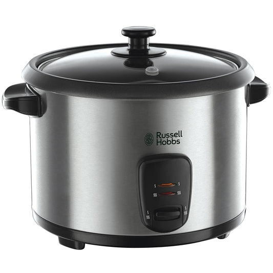 Russell Hobbs Rice Cooker and Steamer 1.8Ltrs with Glass Lid (19750)