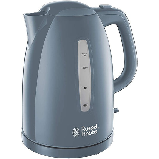 Russell Hobbs Textures Electric Kettle 1.7Ltr - White, Black, Grey (21270)