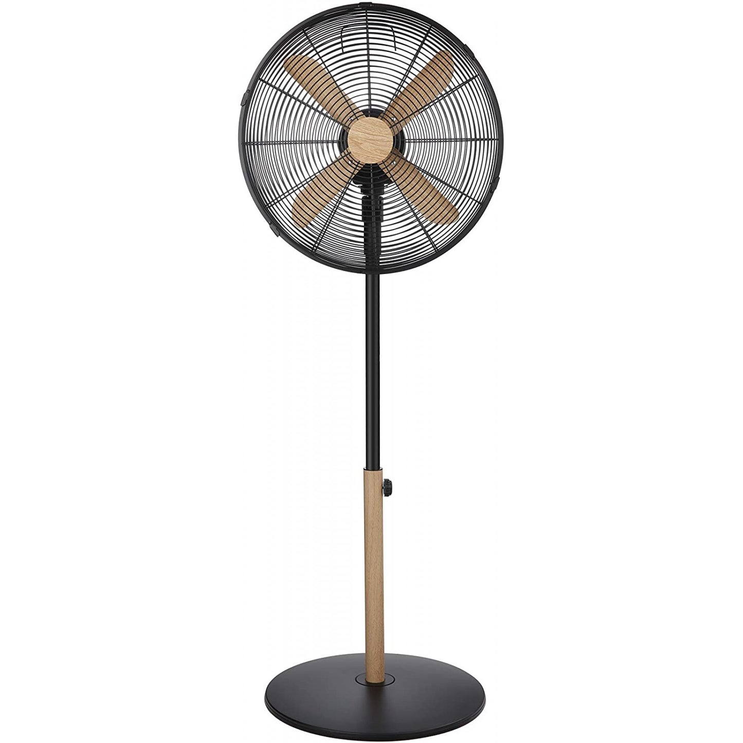 Russell Hobbs Stand Fan 16" - Wood and White, Wood and Black (RHMPF1601WD)