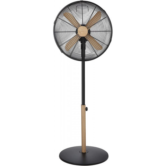Russell Hobbs Stand Fan 16" - Wood and White, Wood and Black (RHMPF1601WD)