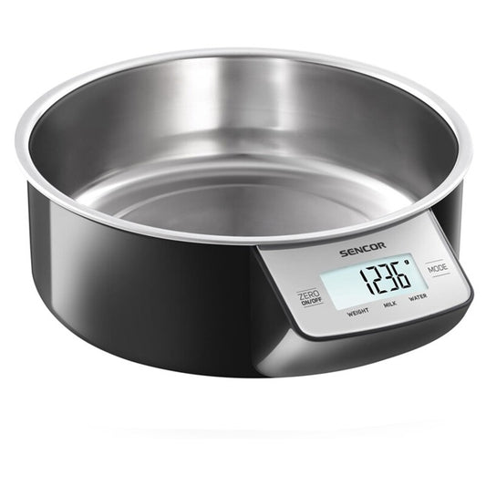 Sencor Kitchen Scale with Removable Stainless Steel Bowl (SKS4030BK)