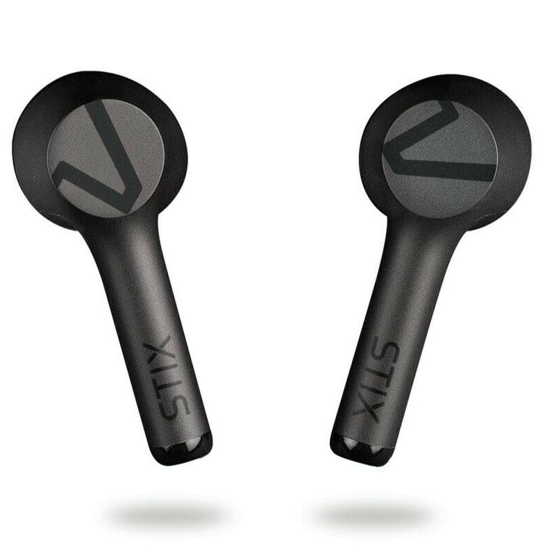 Veho True Wireless Earphones STIX - White, Black (VEP-114-STIX-B)