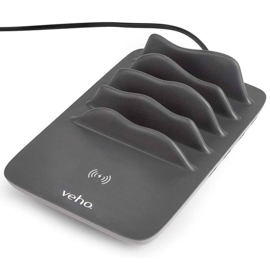 Veho TA-7 4 Port Charging Hub with Wireless Charging (VAA-012-TA7-UK)