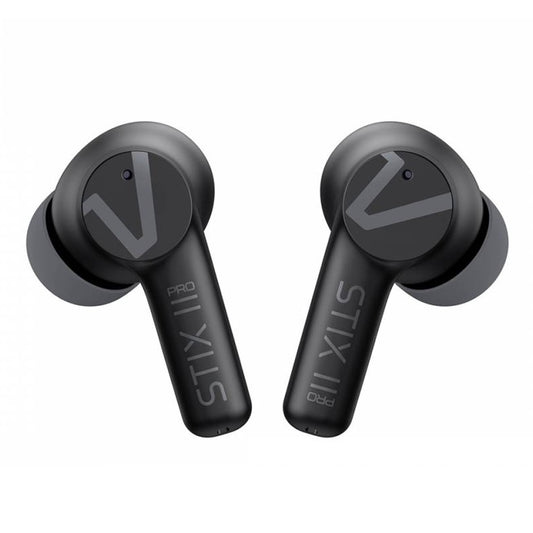 Veho True Wireless Earphones STIX II Pro Active Noise Cancelling ANC - White, Black (VEP-771-STIX2-PRO-B)